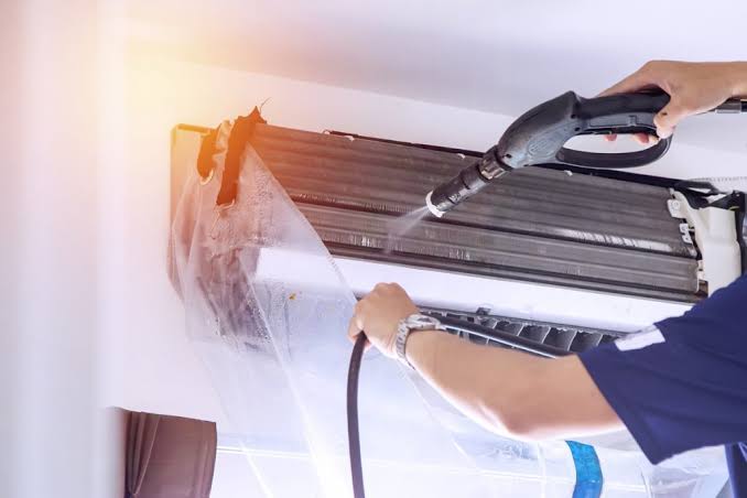 limpieza de aire acondicionado manta